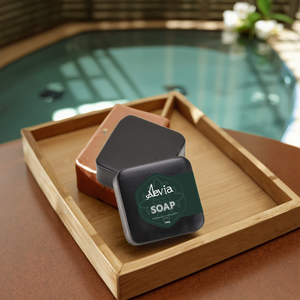 Xà phòng than tre thủ công tinh chế, kích thước thường, làm đẹp, chăm sóc cá nhân, làm trắng da, kiểm soát dầu, sát khuẩn - Product Image 4