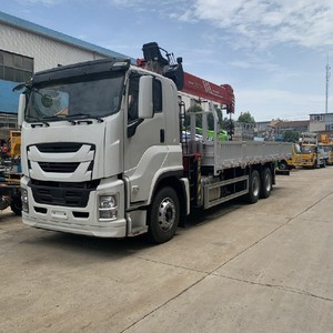 รถบรรทุกติดเครน ISUZU GIGA 6x4 ขนาด 12 ตัน แบบบูมตรง สำหรับยกของ - Product Image 5
