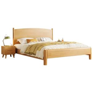 Chambre à coucher moderne de luxe <span class=keywords><strong>Lit</strong></span> <span class=keywords><strong>japonais</strong></span> en bois massif Lits doubles simples <span class=keywords><strong>avec</strong></span> pieds sphères Cadre plateforme - Product Image 5