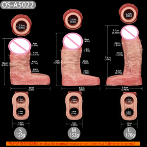 ปลอกขยายขนาดอวัยวะเพศชาย ORALSX ทำจากซิลิโคนเกรดทางการแพทย์ ให้ความรู้สึกเหมือนผิวจริง ผลิตภัณฑ์สำหรับผู้ใหญ่ 18+ - Product Image 6