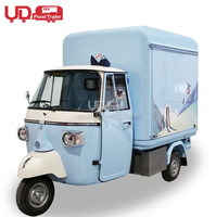 Benutzer definierte Größe Mini Food Cart Mobile Küche Hot Dog Eis wagen Fast Food Van Ape Tuk Tuk Elektro Food Truck