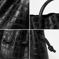 Sac à main en cuir véritable pour femme, marque privée, motif croco, sac fourre-tout à poignée supérieure, grande capacité, sac de travail tendance