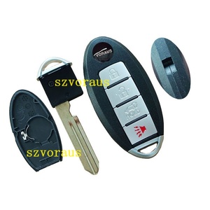 Porte-clés de <span class=keywords><strong>voiture</strong></span> à lame Smart SUV NSN14 avec couvercle de clé intelligent à 4 boutons pour véhicules <span class=keywords><strong>Mercedes</strong></span> Benz et Infiniti - Product Image 1