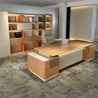 Boss Office Desk Table de bureau avec tiroirs Bureaux pour bureau Ensemble de meubles de bureau luxueux et élégants
