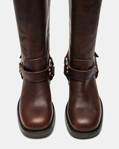 PU Leder Damen stiefel Kniehohe Stiefel mit Block absätzen Elegante bequeme lange Stiefel für Damen - Product Image 4