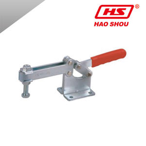 Pinza de Sujeción Rápida Horizontal HS-204-GBLH, Marca Taiwan Good Hand, Cuerpo de Metal, Abrazadera de Acero con Goma para Bricolaje, Carpintería e Industria - Product Image 2