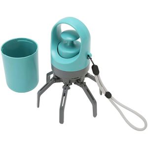 Recogedor de excrementos con dispensador de bolsas de excrementos integrado, recogedor portátil con garra para perros pequeños, medianos y grandes. - Product Image 1