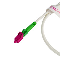 Özel uzunluk LC APC toz kapağı adaptörü beyaz siyah SC Fiber optik yama kablosu kablosu 1m 2m 3m 5m 2 3 4 5 çekirdek özelleştirilebilir