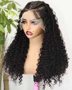 วิกผมถักหนา280 13x4<span class=keywords><strong>ผม</strong></span>หยิกเป็น<span class=keywords><strong>ลอน</strong></span>คลื่นแบ<span class=keywords><strong>บ</strong></span><span class=keywords><strong>บ</strong></span>ราซิลเลียน<span class=keywords><strong>ผม</strong></span>หนาสำหรั<span class=keywords><strong>บ</strong></span>ผมเปีย - Product Image 1