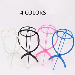 Outils chauds professionnels support de <span class=keywords><strong>perruque</strong></span> trépied avec mannequin <span class=keywords><strong>perruque</strong></span> faisant des stands affichage Portable accessoires de cheveux en gros - Product Image 3