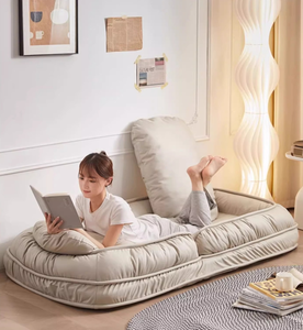 Canapé-lit moderne inclinable avec coussin rembourré pour salon, appartement, hôtel - Product Image 5