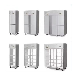 Refrigerator Home Side-by-Side Refrigerators Freeze Bar Double Door Meat Upright <b>Freezer</b> Stainless Steel <b>Freezer</b> Ultra-low Tempe - Product Image 4