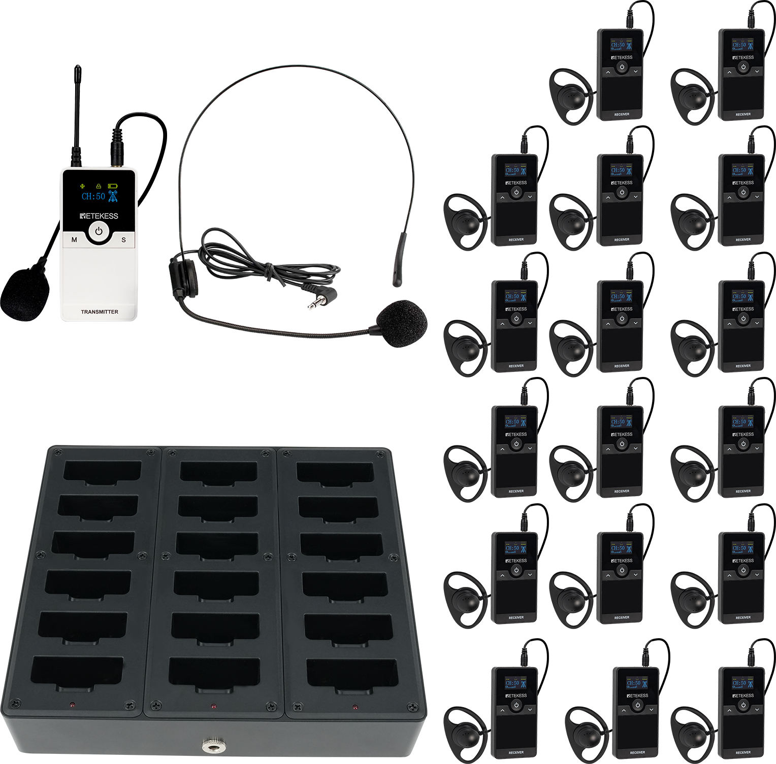 TT116 Kit with 1*TX 17*RX & 1*TT023