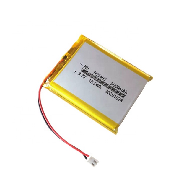 IEC62133 UN38.3 Certified 955465 105565 3.7v 4500mAh 5000mah Lipo Tablet Battery