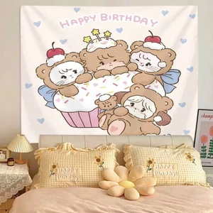 Tela Decorativa para Colgar <span class=keywords><strong>de</strong></span> Pared con Diseño <span class=keywords><strong>de</strong></span> <span class=keywords><strong>Anime</strong></span> Mikko, Decoración <span class=keywords><strong>de</strong></span> Pared para Casa <span class=keywords><strong>de</strong></span> <span class=keywords><strong>Alquiler</strong></span>, Tela <span class=keywords><strong>de</strong></span> Fondo <span class=keywords><strong>de</strong></span> Alta Gama, Diseño <span class=keywords><strong>de</strong></span> Corazón Femenino y Lindo - Product Image 4
