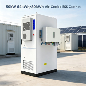 ระบบจัดเก็บพลังงานแสงอาทิตย์แบบไฮบริด 50KW 80KWH แบบ On/Off-Grid พร้อมแบตเตอรี่ ระบบระบายความร้อนด้วยของเหลว/อากาศ EMS IP54 - Product Image 5