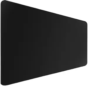 Custom Design Print XXL Extended Large Stitched Edges Thick Non Slip Rubber Soft Cloth Gaming Black Mouse pad