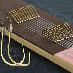 สายเบ็ดตกปลา Yukui Golden Sleeve แบบสองตะขอ เบอร์ 1 8 สายโมโนฟิลาเมนต์ สำหรับตกปลาในอ่างเก็บน้ำ บ่อปลา และปลาคาร์พ - Product Image 2