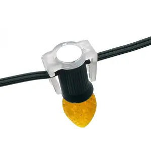Heavy Duty Plastic Clips Magnetic Clips for C7C9 Christmas String Light Sockets