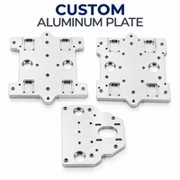 Plaque en aluminium usinée sur mesure par CNC, pièces de précision en tôle d'aluminium, service de fabrication OEM ODM, fraisage, découpe, perçage, anodisation