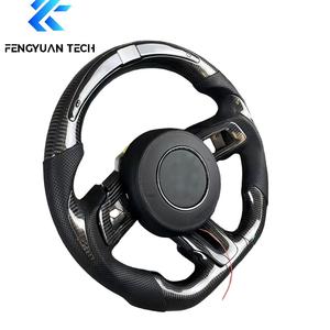 Volant en fibre de carbone pour Ford Mustang Gt S550 S650 S197 Ecoboost F150 <span class=keywords><strong>Fiesta</strong></span> Focus Mk2 Mk7 Everest St rs Ranger Mk1 Mk3 - Product Image 3