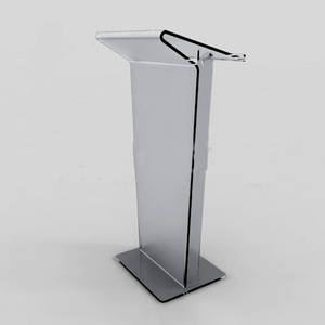 Transparent Professional Manufacturer Classroom Collapsible Modern Designs Acrylic Church Pulpit Lectern