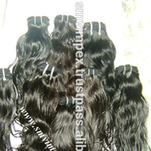 Cabello humano ondulado natural Remy indio virgen de grado 12A que teje trama única 100% sin procesar - Product Image 6
