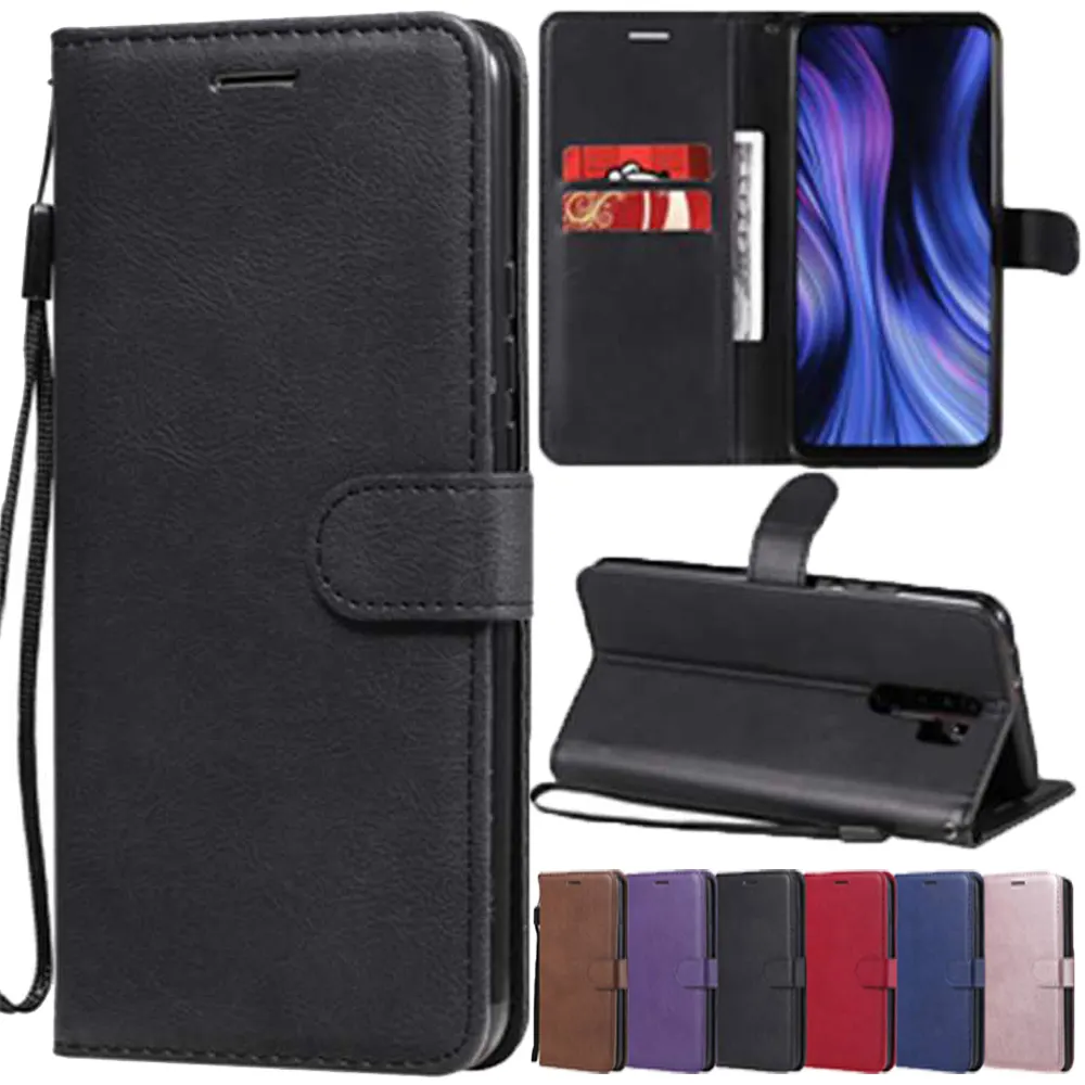 Leather Case For Xiaomi Redmi S2 4A 4X 8 8A 9A 9C 9T Note 11 Pro 11S 10S 10 9 Pro 10C 9S 9T 8 8T 7 6 5 4 Flip Wallet Cover Bag