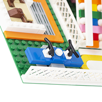 MOC4038 Série Ville, modèle de scène de terrain de jeux pour enfants, briques éducatives, ensembles de blocs de construction DIY, jouets pour enfants, 320 pièces