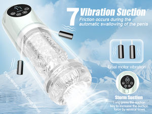 Jolly Space Masturbatore Tascabile Automatico da <span class=keywords><strong>Uomo</strong></span> con 9 Frequenze di Vibrazione, Controllo APP, Impermeabile, in ABS+TPE, Massaggio ad Acqua, Ergonomico 3D - Product Image 5