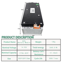 Remplacement du module de batterie Nissan Leaf CATL NCM 14,8V 177Ah 180Ah 4S1P pour pack EV 40kWh 52kWh 60kWh 62kWh 64kWh