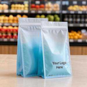 Emballage de qualité alimentaire de qualité supérieure finition mate support pochette gravure impression étanche à l'humidité fermeture éclair haut personnalisé gaufrage inviolable - Product Image 4