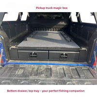 Système de Tiroir de Benne de Pickup Boîte de Rangement Coulissante Boîte Magique pour Toyota Hilux Vigo Tacoma Tundra Ford F150