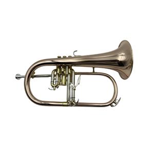 SEASOUND Professional JYFG410PC BB Flugelhorn Berkualitas Tinggi dengan Bodi Perunggu Tembaga Fosfor dan Permukaan Lapisan Emas - Product Image 1