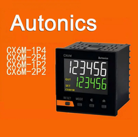 Compteur numérique original Autonics CX6M-1P2, minuterie, 100-240VAC, relais de comptage industriel, protection IP50, écran LCD, données sur 1 an