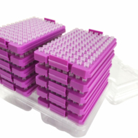 Embouts stériles empilables autoclavables à retenue universelle pour micropipettes de laboratoire, 10 µl, 20 µl, 200 µl, 300 µl, 1000 µl, 1250 µl, avec filtre