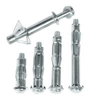 Cheville d'expansion en acier galvanisé M6 pour cloison sèche, boulon Molly, capacité de 100 kg pour plâtre
