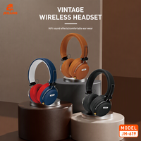 Headphone Nirkabel JH-619 Over-Ear BT 5.1 Stereo HI-FI 50 Jam Waktu Putar AUX Headband yang Dapat Disesuaikan