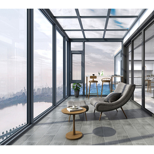 Diseño moderno Aluminio Sunroom <span class=keywords><strong>Solarium</strong></span> de fábrica Porche cerrado Conservatorio Four Seasons Winter Garden <span class=keywords><strong>Summer</strong></span> Villas Flat - Product Image 4