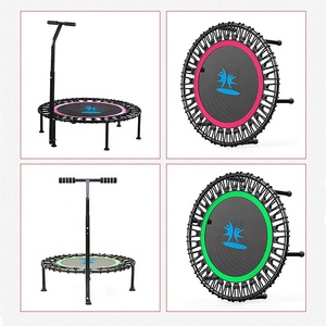 Có thể gập lại Mini Trampoline cho người lớn trong nhà tập thể dục rebounder có thể điều chỉnh bọt xử lý PP vải chất liệu ngoài trời nhảy nhà sử dụng - Product Image 2