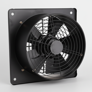 Ventilateur circulaire avant/arrière pour serveur industriel Crown 350B2 T5 AC 220V, pales en acier de 12 pieds, moteur 40dB+ avec roulement à billes, montage sur toit, garantie 1 an - Product Image 1