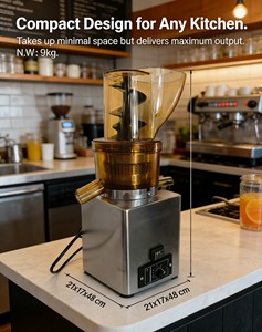 เครื่องคั้นน้ำผักและผลไม้แบบสกัดเย็น 750 วัตต์ สำหรับงานหนัก รุ่นคั้นช้า เหมาะสำหรับโรงแรม - Product Image 3