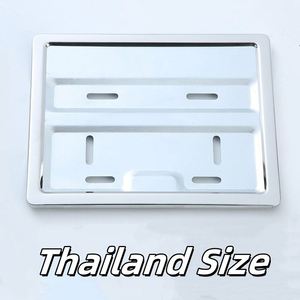 Customized Logo Stainless Steel <b>Frame</b> Holder Cover Custom Thai Motorcycle <b>License</b> Plate <b>Frames</b> - Product Image 2