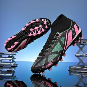 Zapatillas de Fútbol Populares Novedad Modelo 3800 de Caña Alta para Hombre y Mujer, con Tacos Largos para Césped Artificial, Modelo Profesional con Entresuela de TPU - Product Image 2