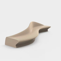 Chaises de loisirs en bois lamellé-collé en fibre de verre Y725, finition huile naturelle, résistantes aux UV, écologiques, pour hôtels et hôpitaux