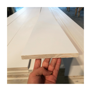 Rắn gỗ s4s Hội Đồng Quản trị Ốp chân tường <span class=keywords><strong>pre</strong></span>-<span class=keywords><strong>primed</strong></span> thông MDF lvl linh sam Finger-Jointed ván chân tường cho khách sạn - Product Image 1