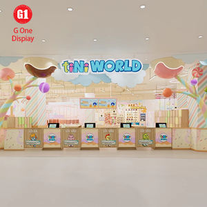 Conception de bar lounge moderne pour aire de jeux, mobilier d'aire de jeux pour enfants sur mesure, rénovation intérieure de restaurant familial - Product Image 4