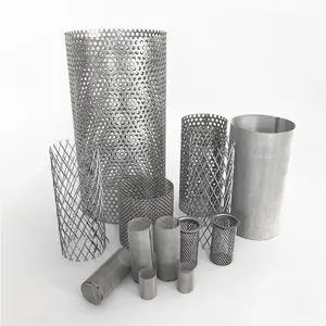 150 Mesh 100 Micron Stainless Steel Wire Mesh Tube Shape Filter Strainer