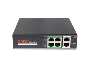 ONVホットセールアンマネージド4ポート10/100M PoEスイッチは、IPカメラ用の250メートルの長距離をサポート - Product Image 2