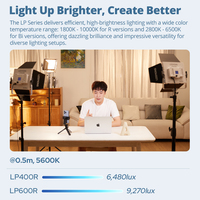 Godox LITEMONS LP400R/Bi LP600R/Bi LP1200R/Bi Panneau de lumière LED 2 versions disponibles Haute luminosité Photographie Contrôle de la lumière d'appoint